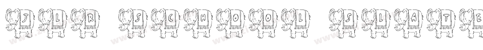 JLR School Slate字体转换